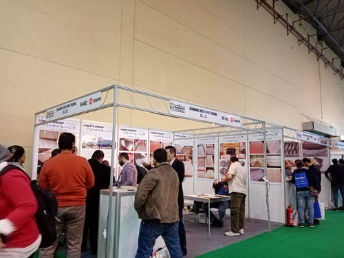 家具贴面材料企业参加埃及国际木工及木工机械展览会cairo woodshow占尽风头